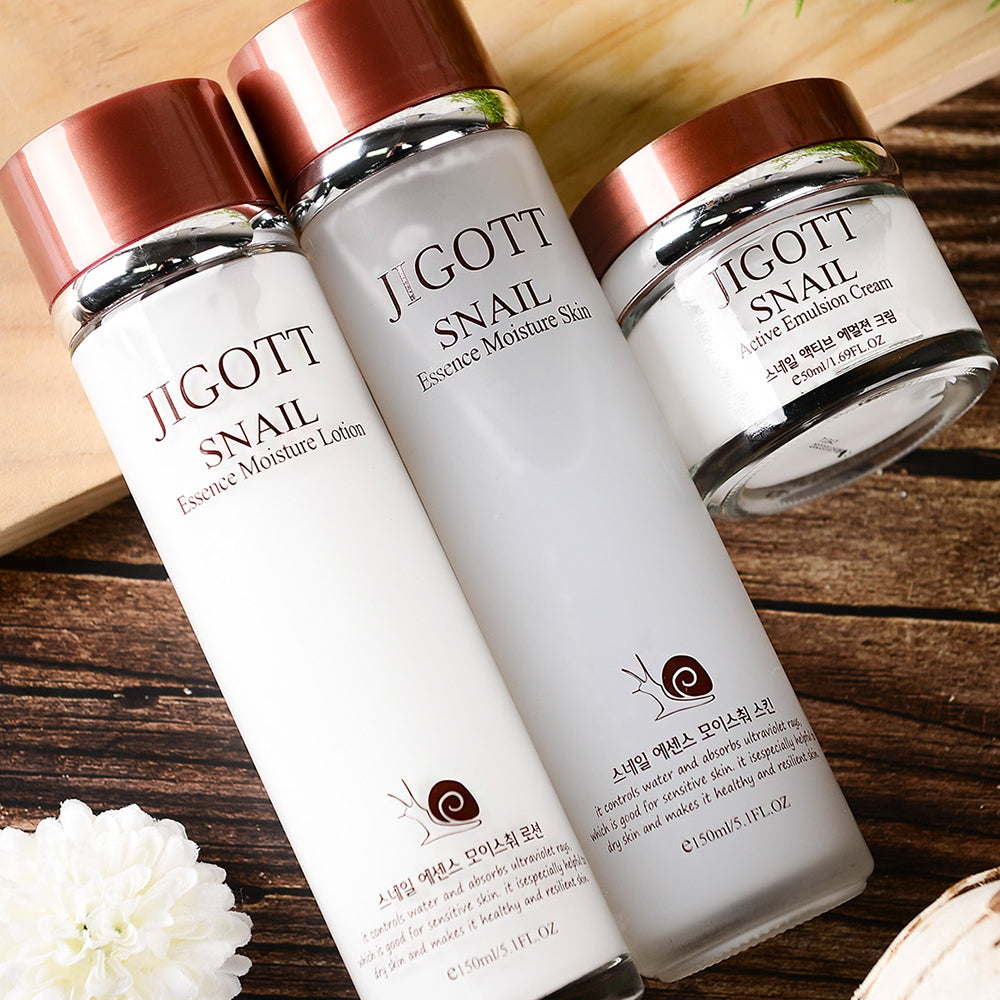 Snail Essence Moisture Skin Care 3 Set
