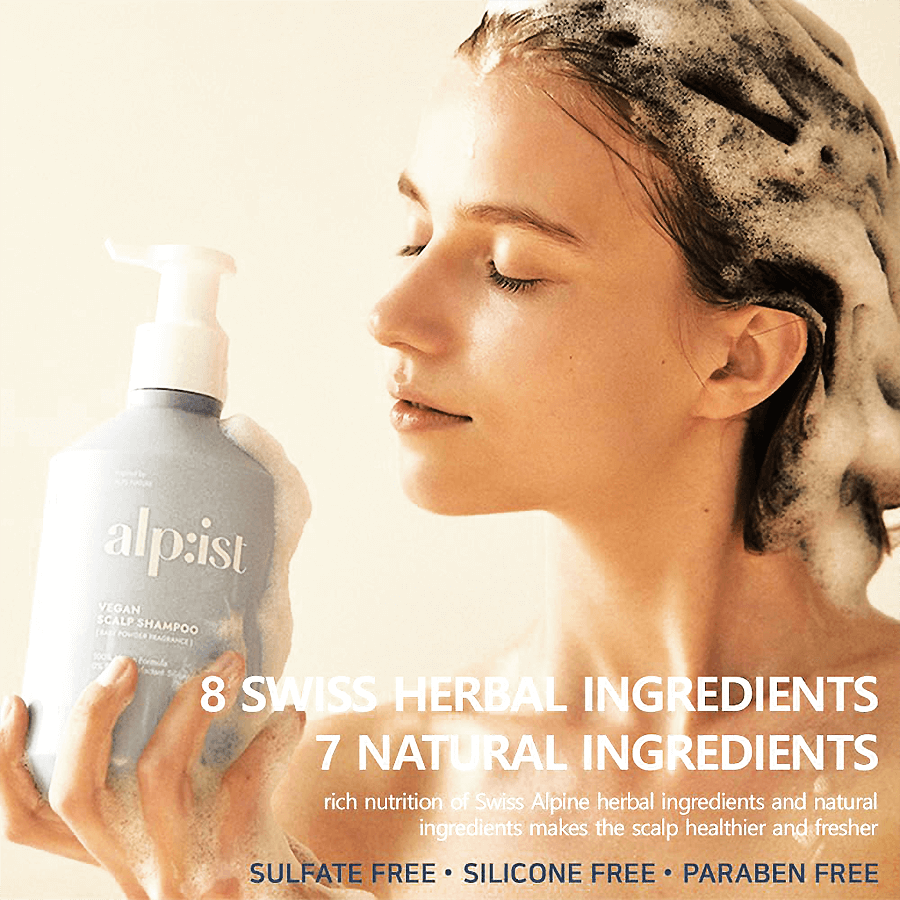 Alpist Vegan Scalp Care Shampoo Bar (Baby Powder Scent)