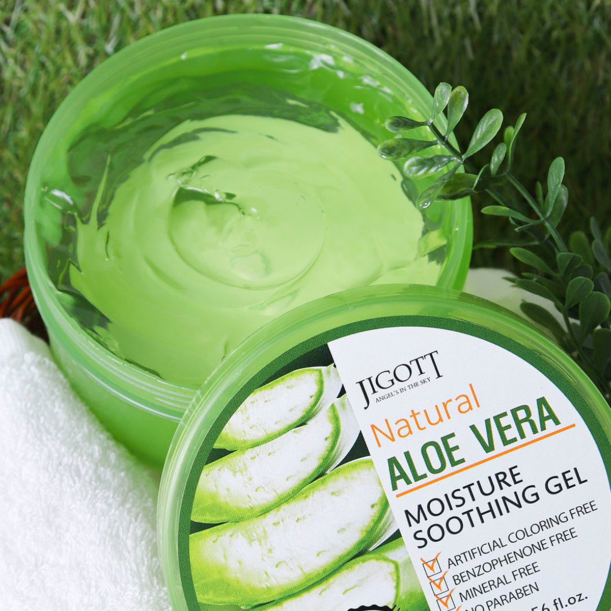 Natural Aloe Vera Moisture Soothing Gel 2 pack