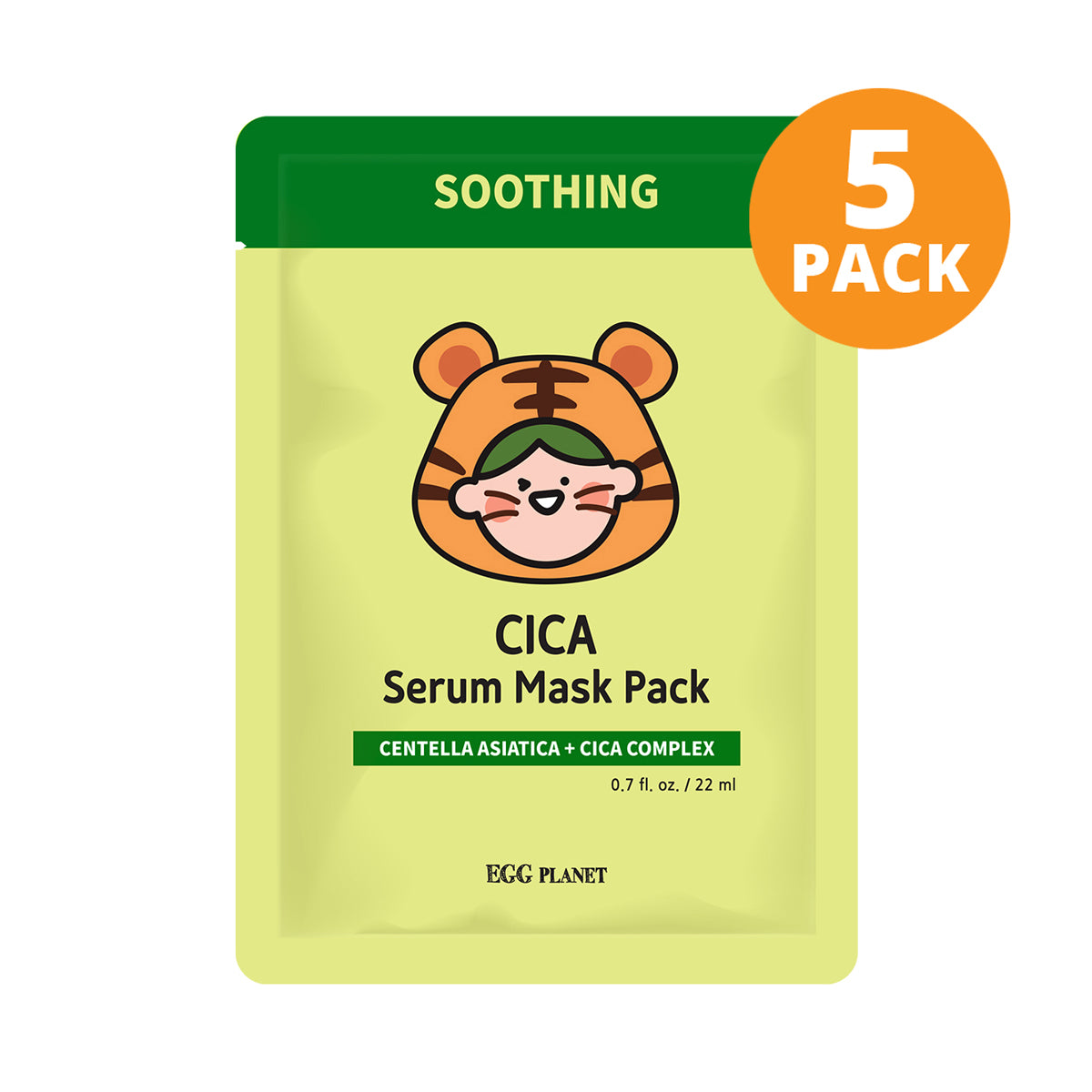 EGG PLANET CICA Serum Mask Pack