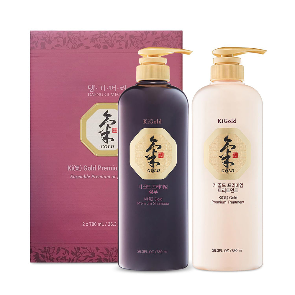 Ki Gold Premium Shampoo & Treatment Set (1560ml)