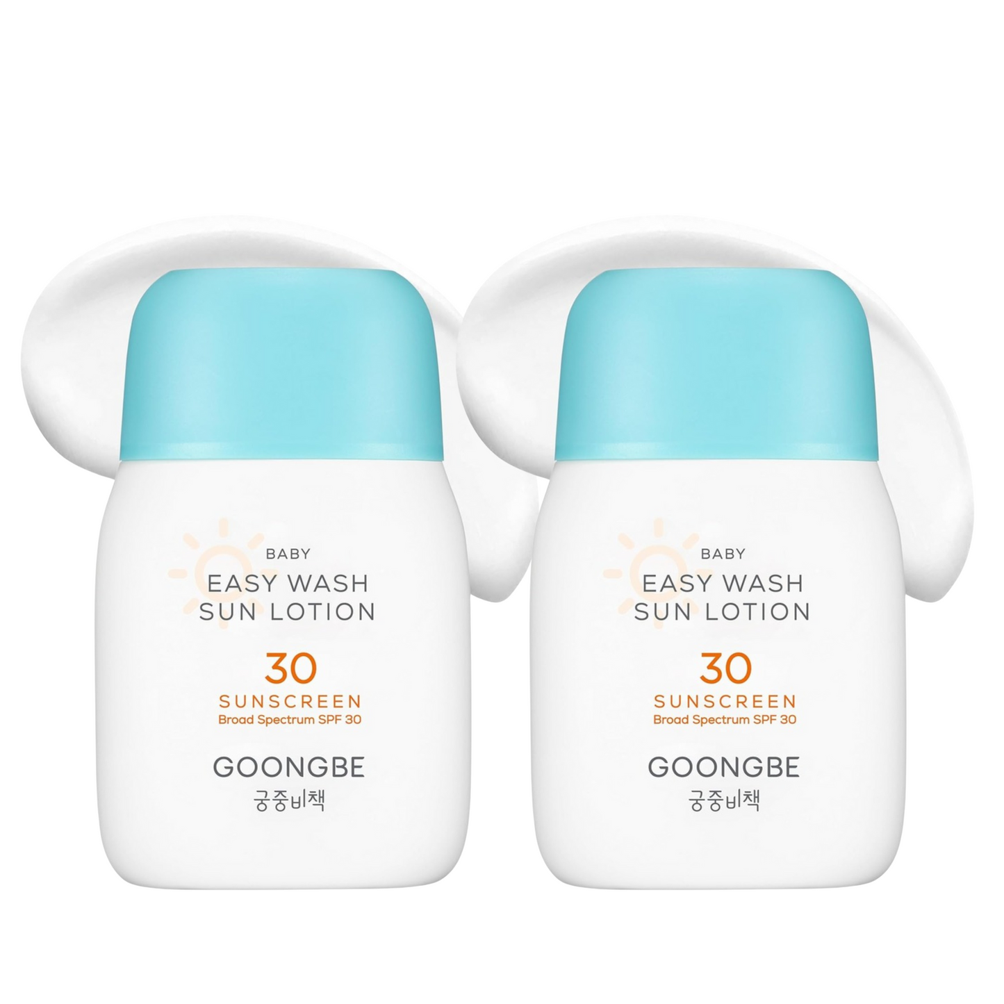 Baby Easy Wash Sun Lotion SPF 30 60g x 2