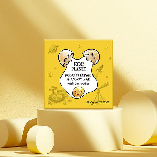 Egg Planet Keratin Repair Shampoo Bar (100g)
