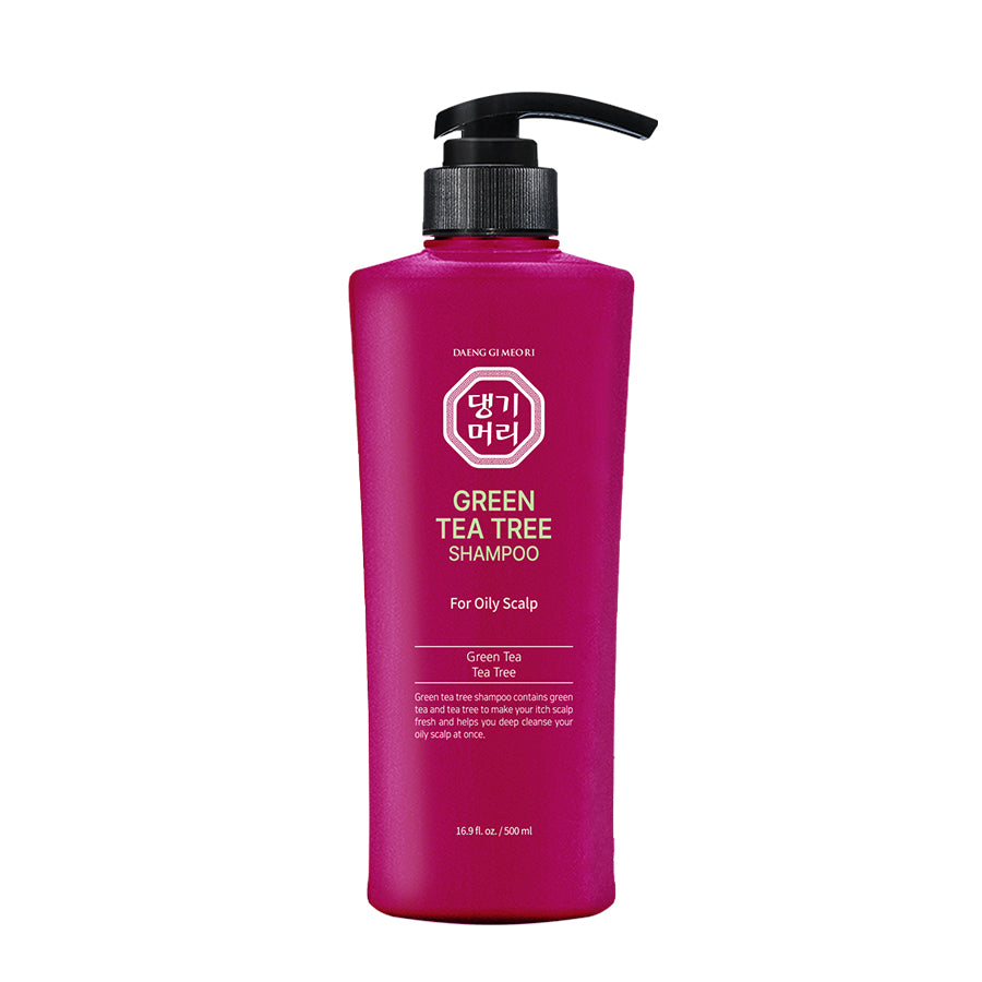 Green Tea Tree Shampoo for Oily Scalp