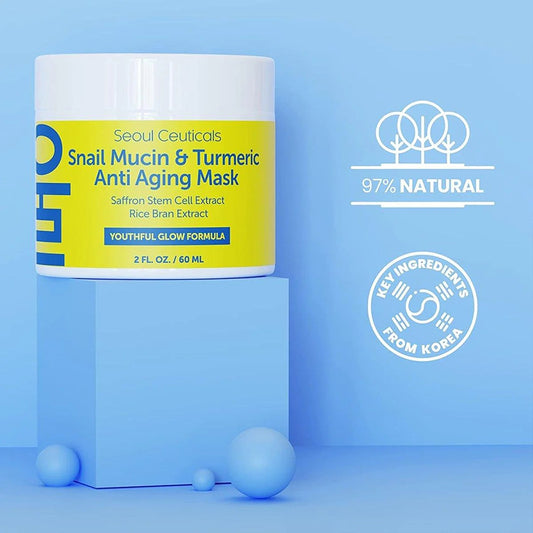 Snail Mucin & Turmeric Anti Aging Mask