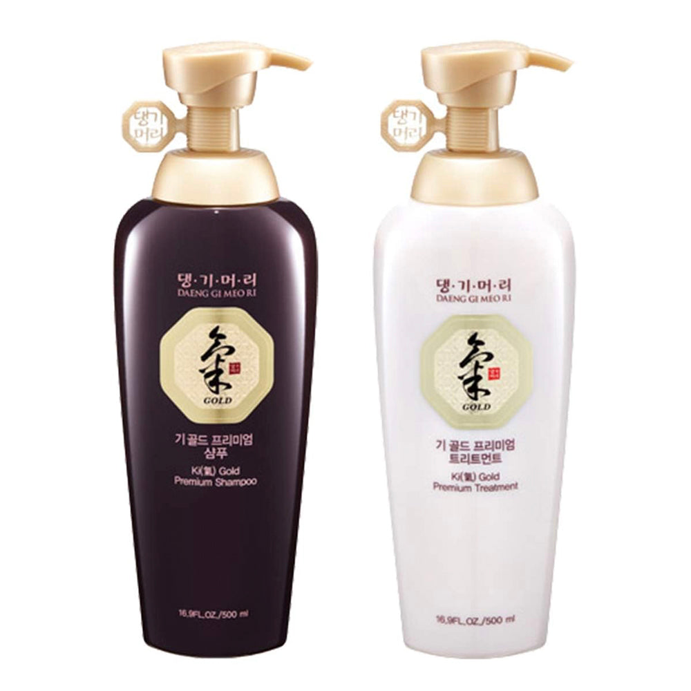 Ki Gold Premium Shampoo & Treatment Set (1000ml)