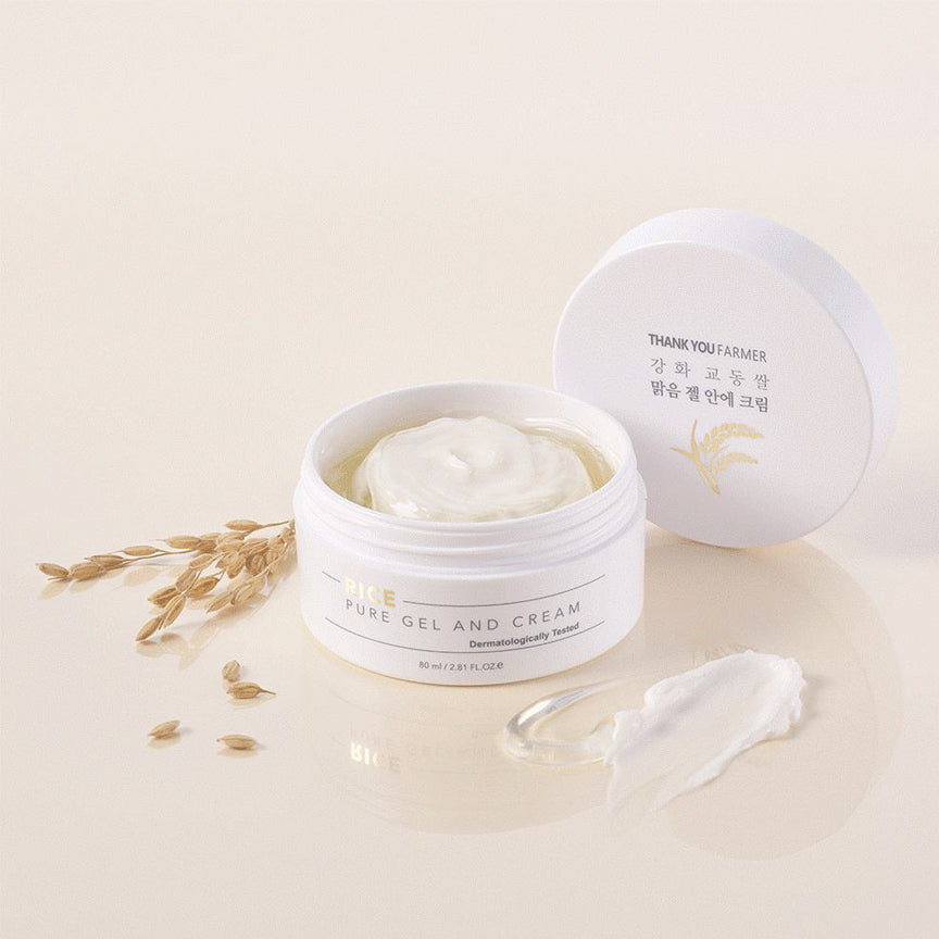 Rice Pure Gel and Cream (80ml)