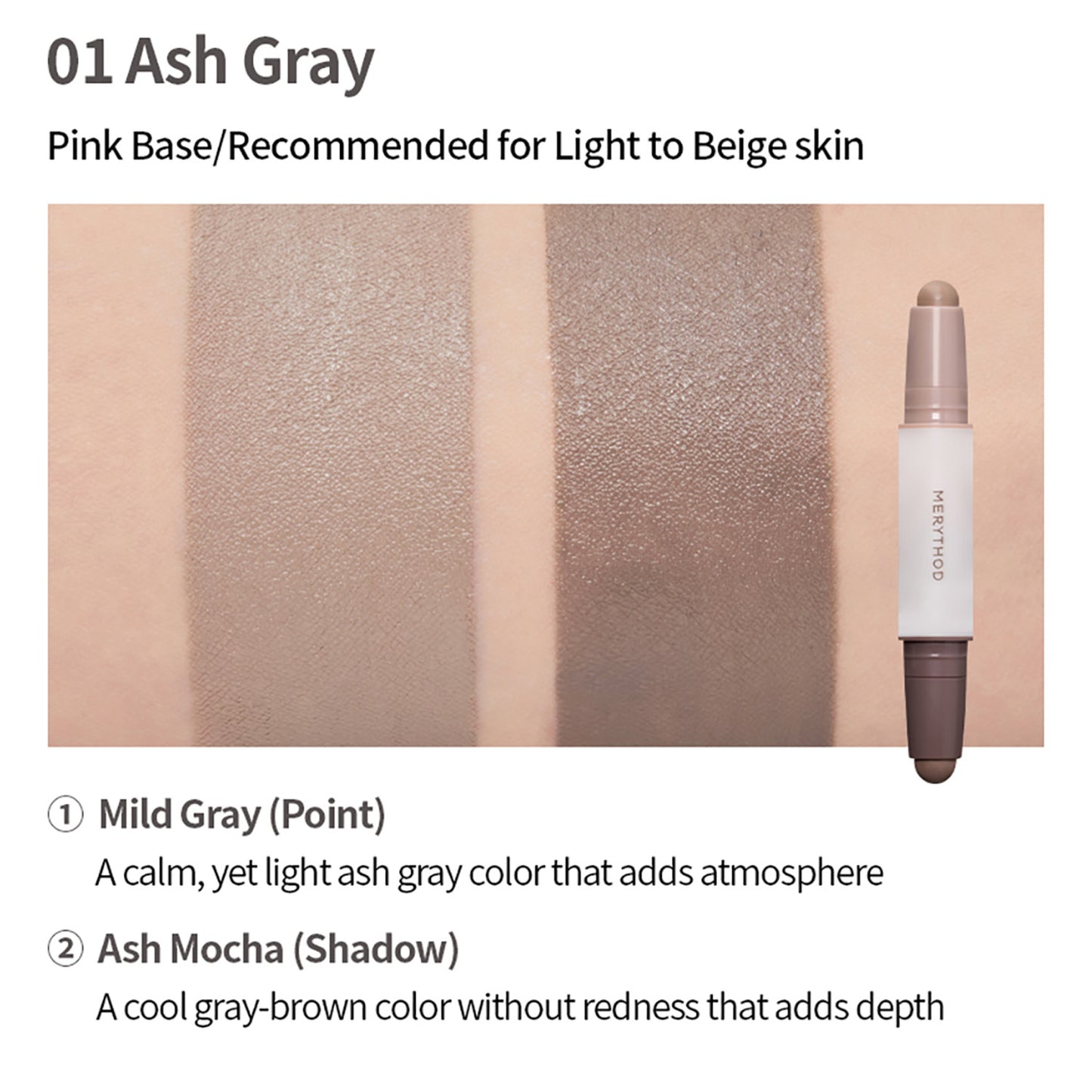 Double Contour Stick (01 Ash Grey)