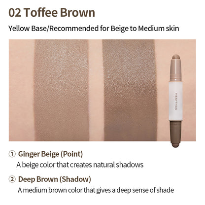 Double Contour Stick (02 Toffee Brown)