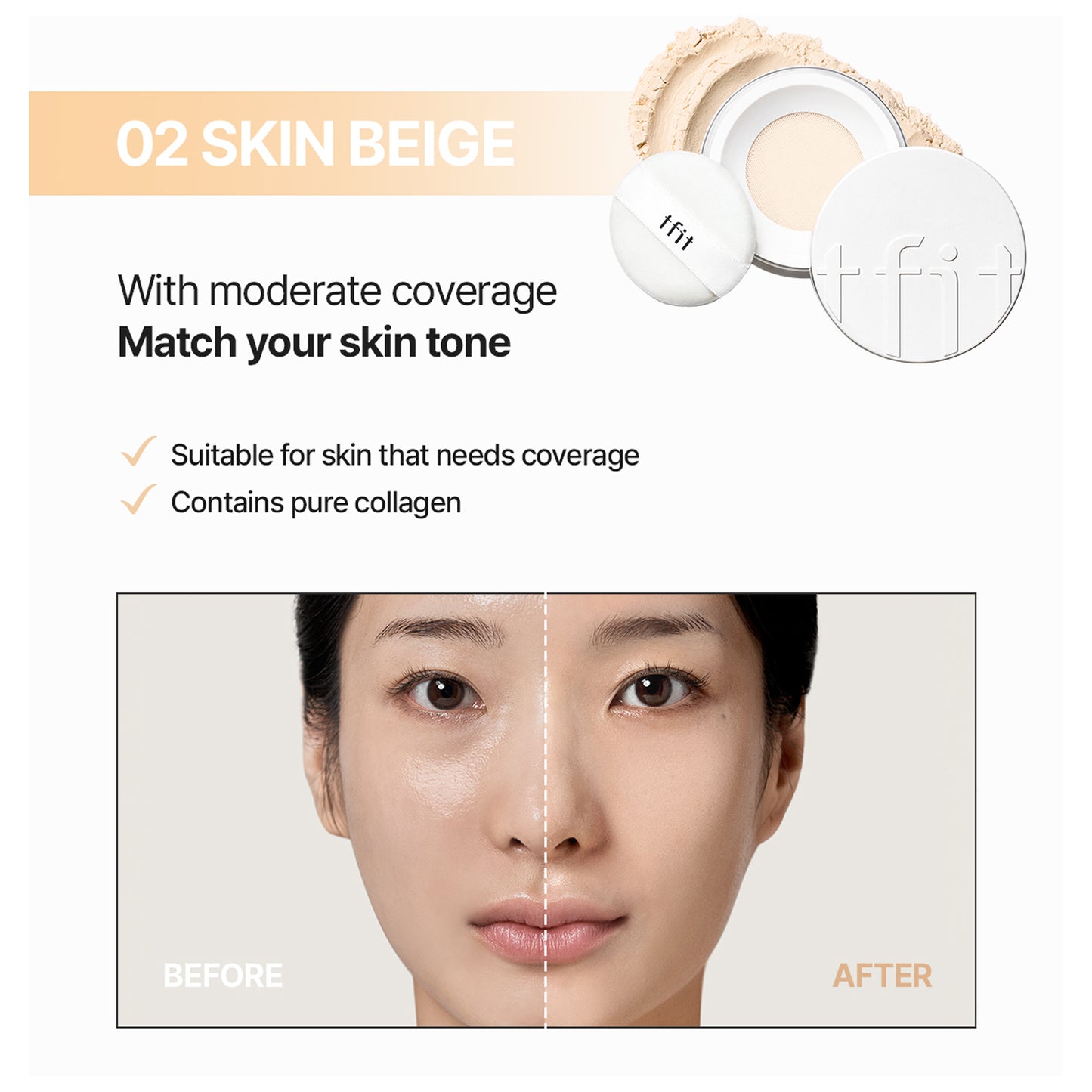 Translucent Set Finishing Powder 0.24 Oz. (02 Skin Beige)