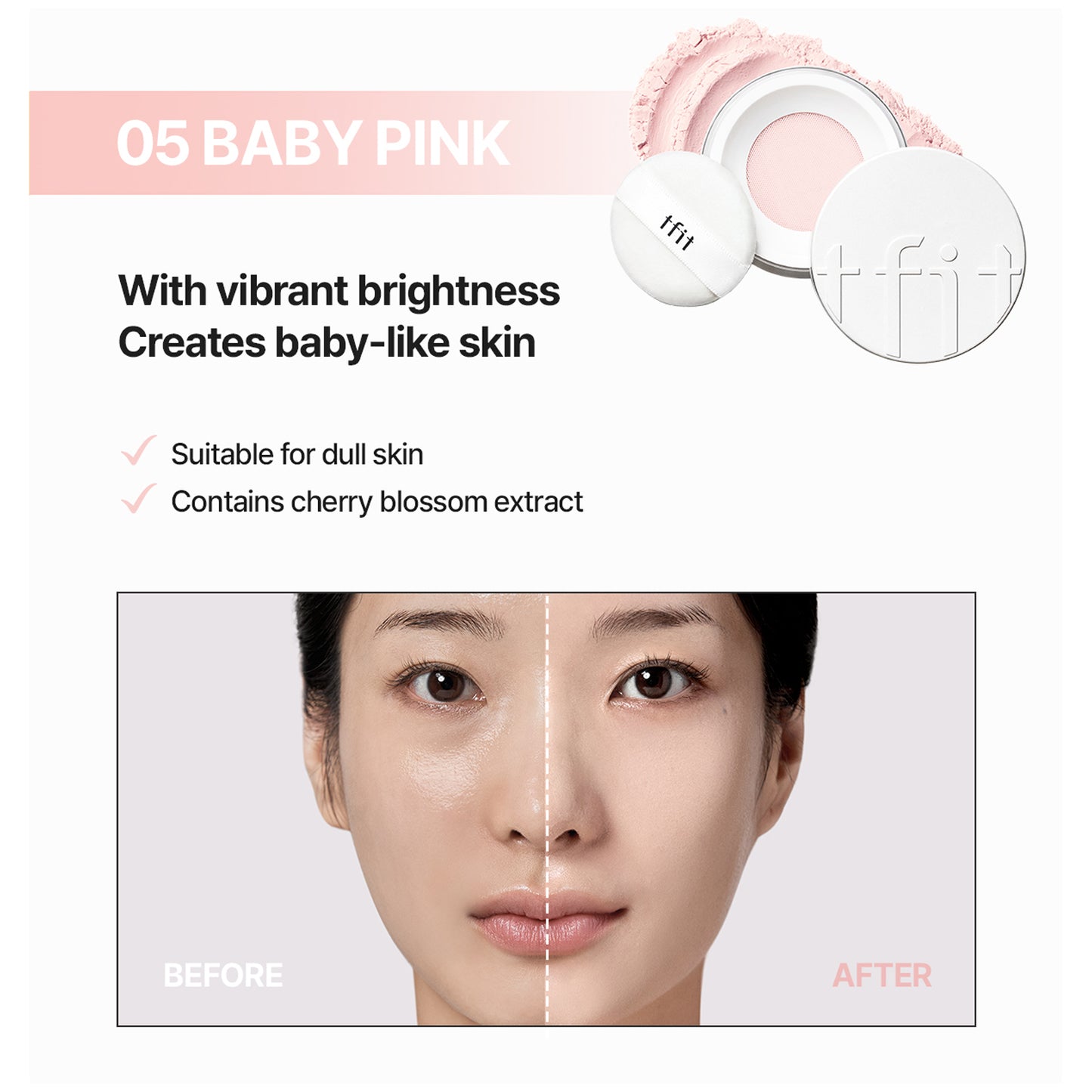 Translucent Set Finishing Powder 0.24 Oz. (05 Baby Pink)