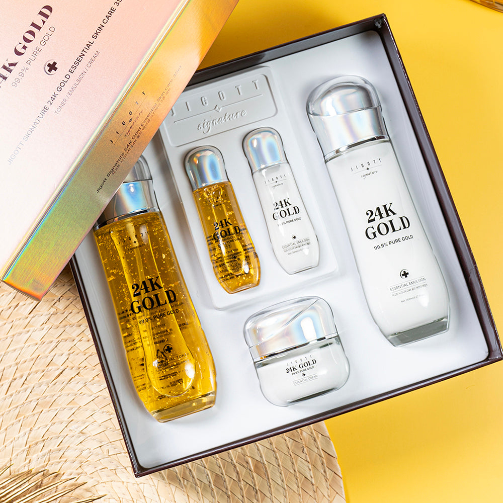 Signature 24K Gold Essential Skin Care 3Set