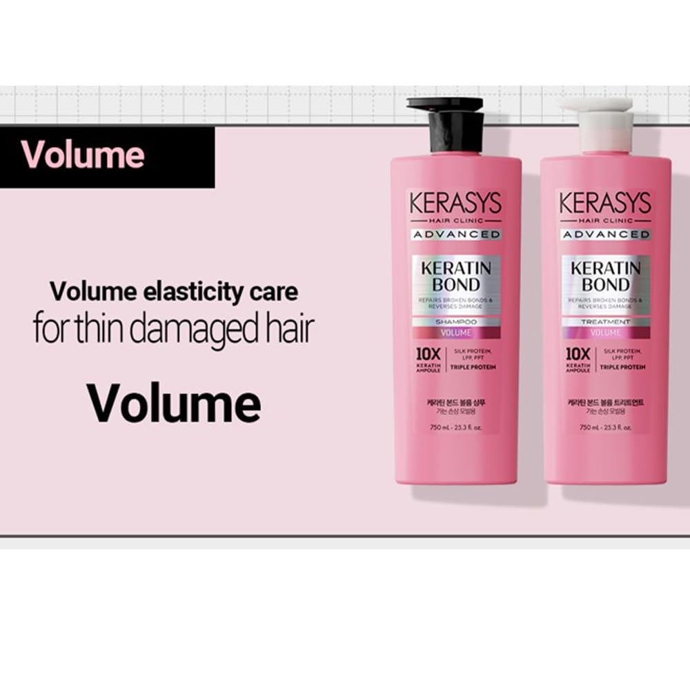 Kerasys Advanced Keratin Bond Volume Shampoo