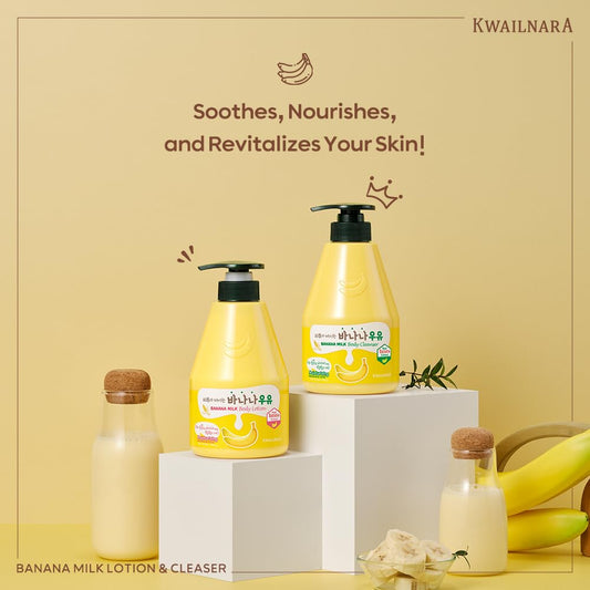 Banana Milk Body Lotion & Cleanser - Combo Value Pack (19.75 fl. oz)