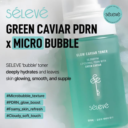 Glow Caviar PDRN Bubble Toner