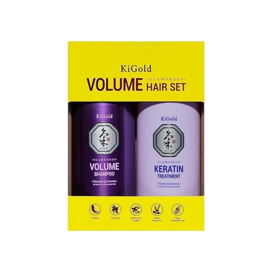 Ki Gold Glamorous Volume Shampoo + Keratin Treatment