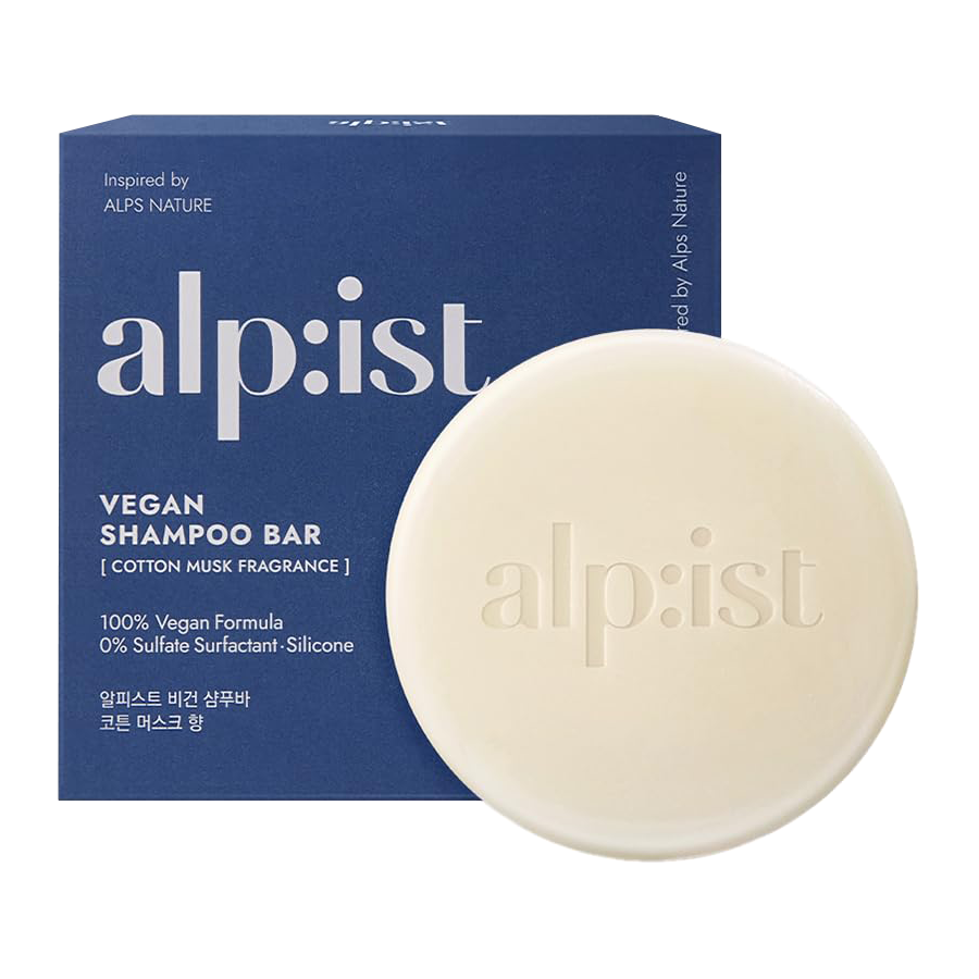 Alpist Vegan Scalp Care Shampoo Bar (Cotton Musk Scent)