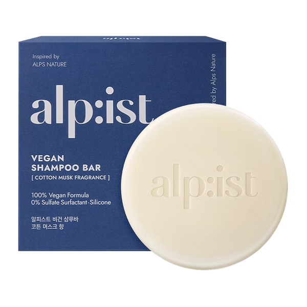 <b>Aekyung</b><br>Alpist Vegan Scalp Care Shampoo Bar<br>(Cotton Musk Scent) (3.5oz)</br>