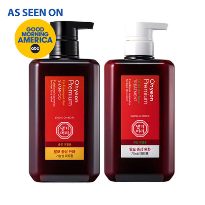 Ohyeon Premium Shampoo & Treatment Set for Damaged Hair