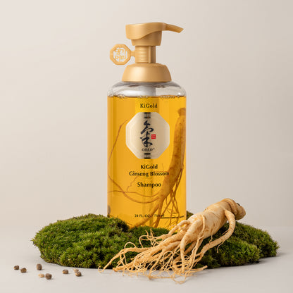 KiGold Ginseng Blossom Shampoo & Treatment Hair Set