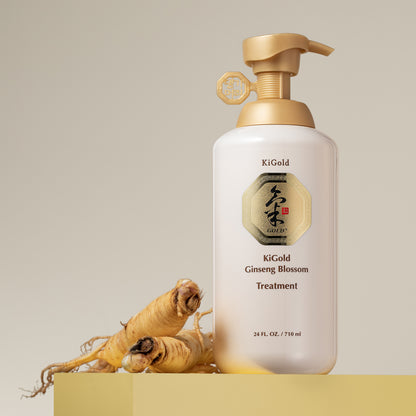 KiGold Ginseng Blossom Shampoo & Treatment Hair Set