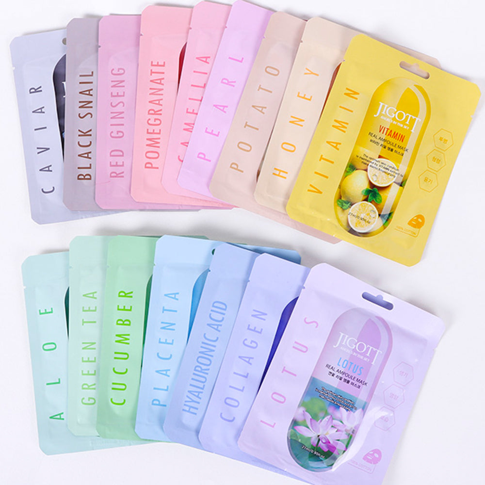 Assorted Facial Ampoule Mask Set - 16 Pack