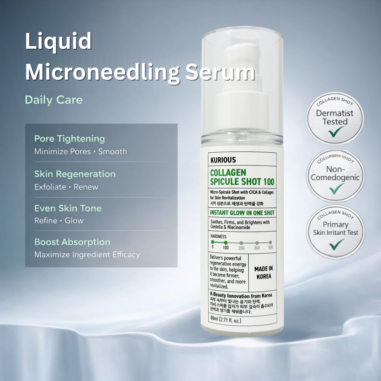 Kurious Collagen Spicule Shot 100