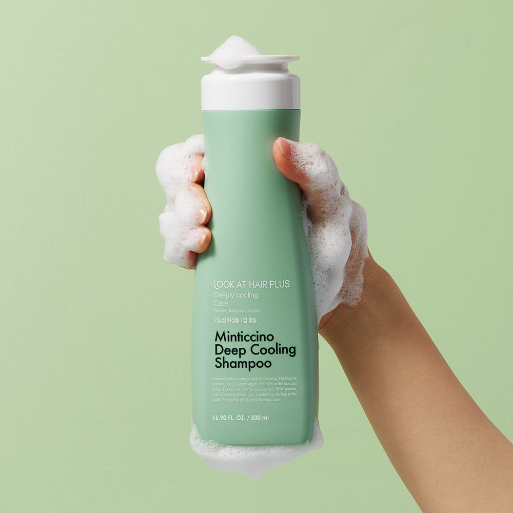 Look At Hair Loss-Minticcino Deep Cooling Shampoo