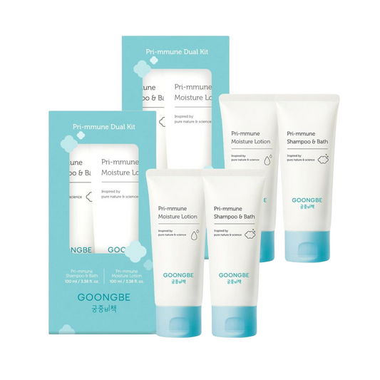 Dual Kit (Pri-mmune Shampoo&bath 100ml, Pri-mmune Moisture Lotion 100ml) x 2