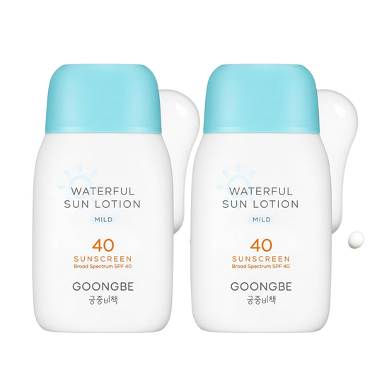 Waterful Sun Lotion Mild SPF 40 80g x 2