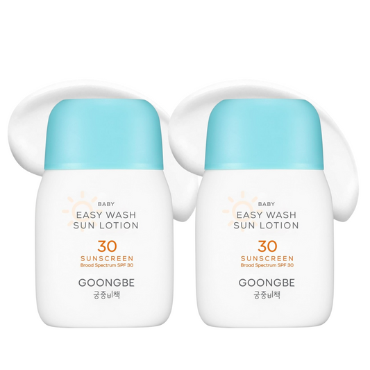Baby Easy Wash Sun Lotion SPF 30 60g x 2