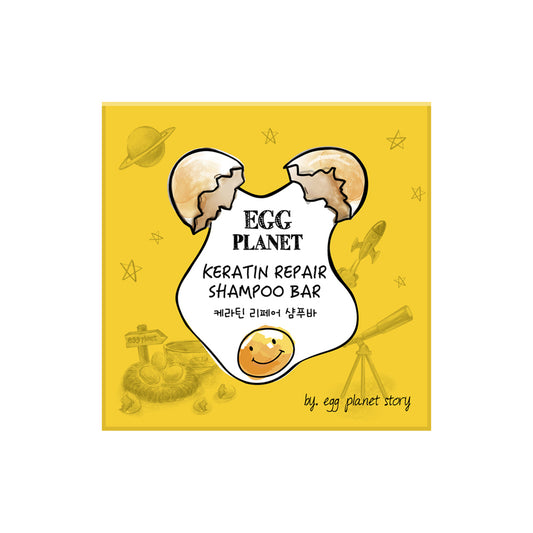 Egg Planet Keratin Repair Shampoo Bar (100g)