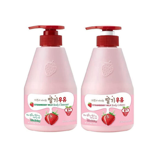 Strawberry Milk Body Lotion & Cleanser - Combo Value Pack