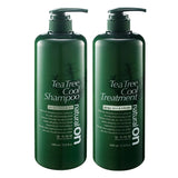 <b>Daeng Gi Meo Ri</b><br> Natural On Tea Tree Cool Shampoo & Treatment Set <br>(1000ml)</br>