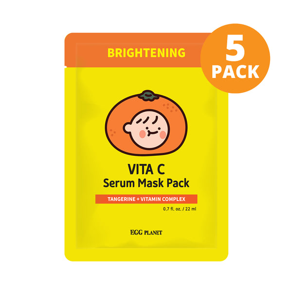 EGG PLANET VITA C Serum Mask Pack
