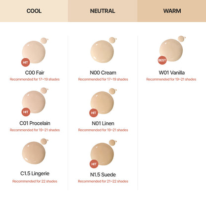 Radiance Fit Serum Foundation 1.05 Oz. (W01 Vanilla)