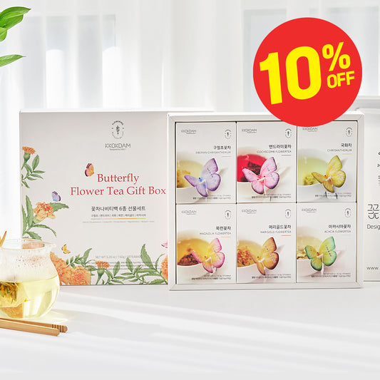 Butterfly Tea Bag Gift Set – Orange