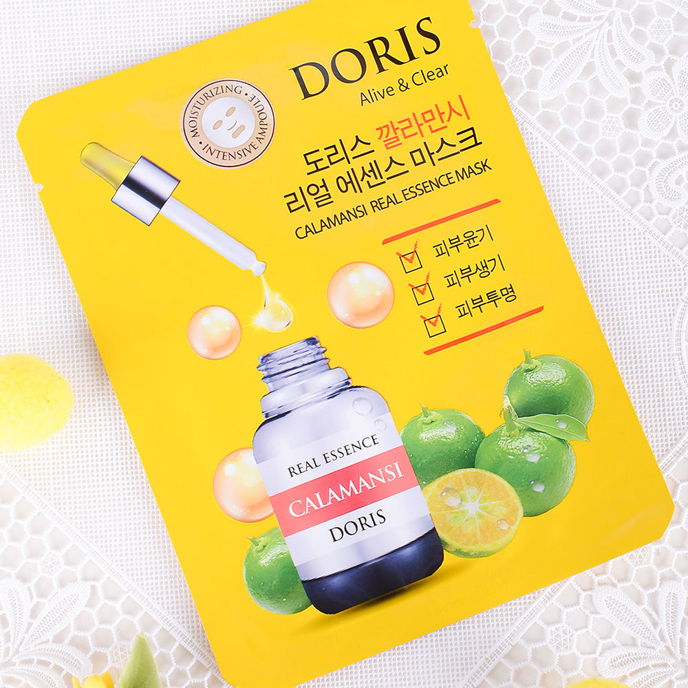 Doris Assorted Facial Essence Mask - 10 pack