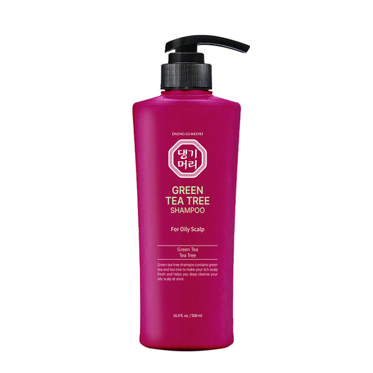 Green Tea Tree Shampoo for Oily Scalp