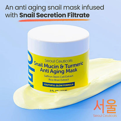 Snail Mucin & Turmeric Anti Aging Mask