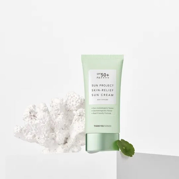 <b>Thank You Farmer</b><br>Sun Project Skin Relief Sun Cream SPF 50+<br>(50ml)</br>