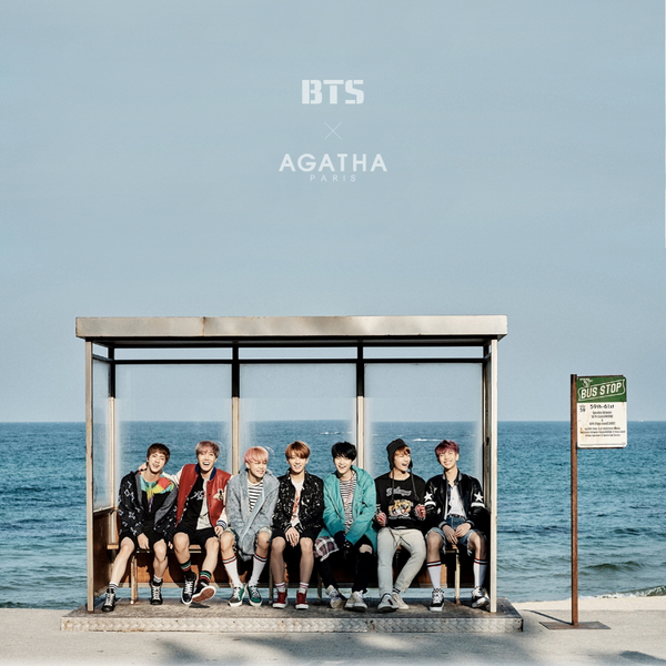 BTS X AGATHA Back pack (Black) – KURIOUS MALL