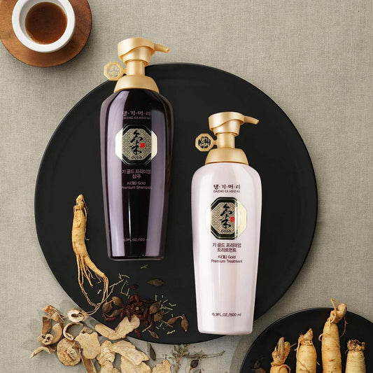 Ki Gold Premium Shampoo & Treatment Set (1000ml)