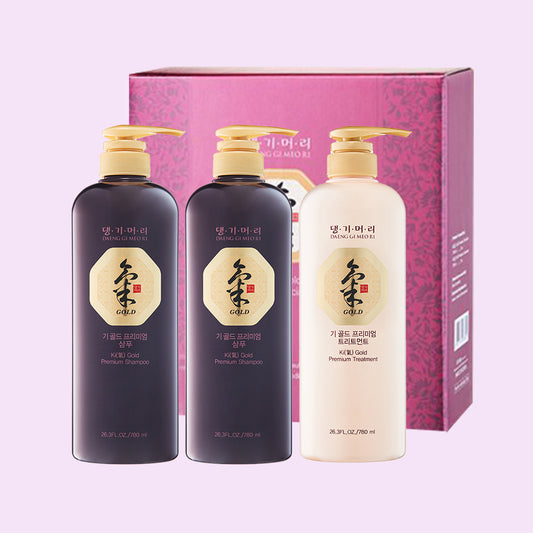Ki Gold Premium Shampoo & Treatment Set (2340ml)