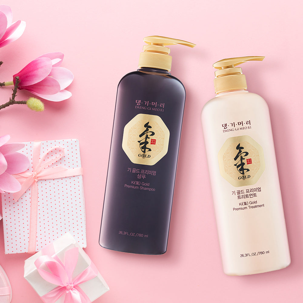 Ki Gold Premium Shampoo & Treatment Set (2340ml)